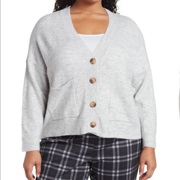 New - Women’s Plus Sanctuary Button Down Cardigan - Picture 2 of 3